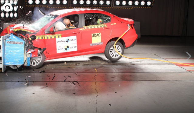 Fiat Argo e Cronos ficam com zero estrela no LatinNCAP