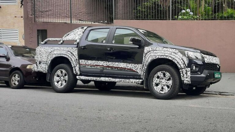 Flagra da Chevrolet S10 Z71 revela visual mais aventureiro