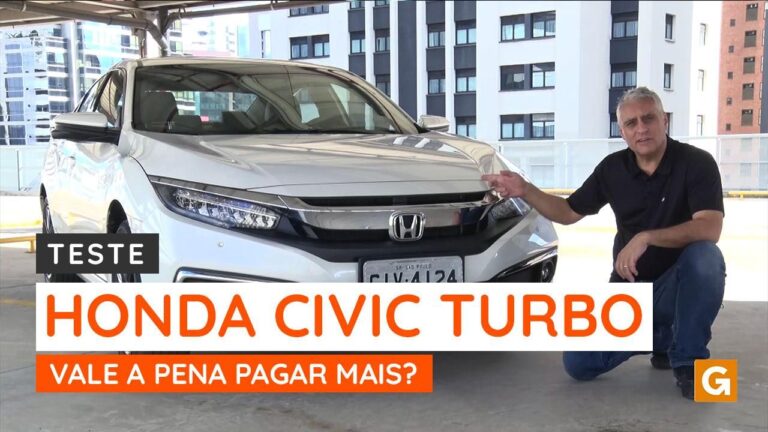 Vídeo: vale a pena pagar mais pelo Honda Civic Touring 1.5?