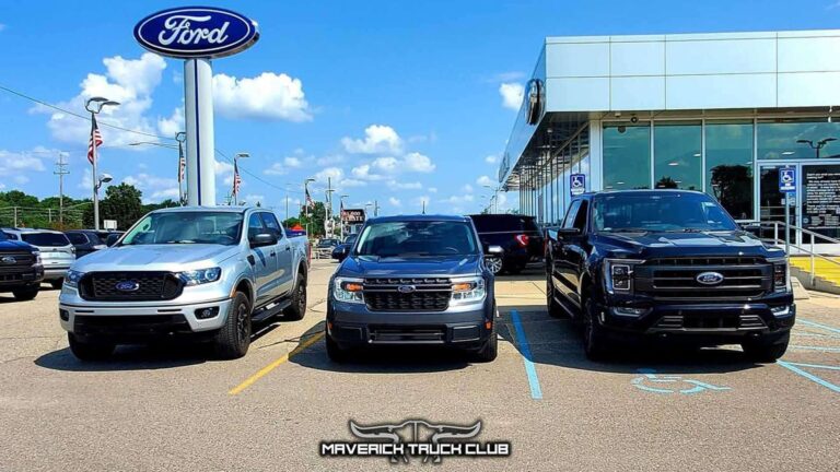 Veja o tamanho da Ford Maverick entre a Ranger e a F-150