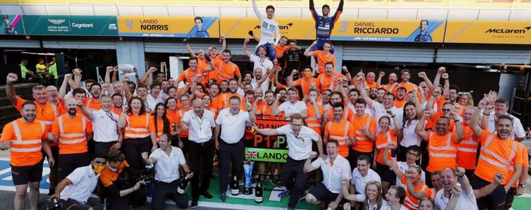 No GP de Monza da F1, laranja foi a cor da vitória