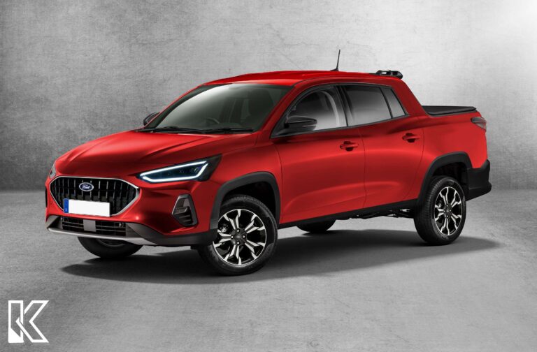 Ford Courier, inédita picape compacta, ganha 1ª projeção