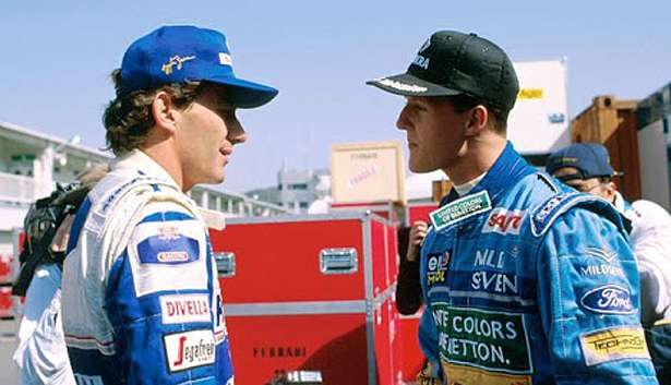 Senna desprezava Schumacher quando assinou com a Williams