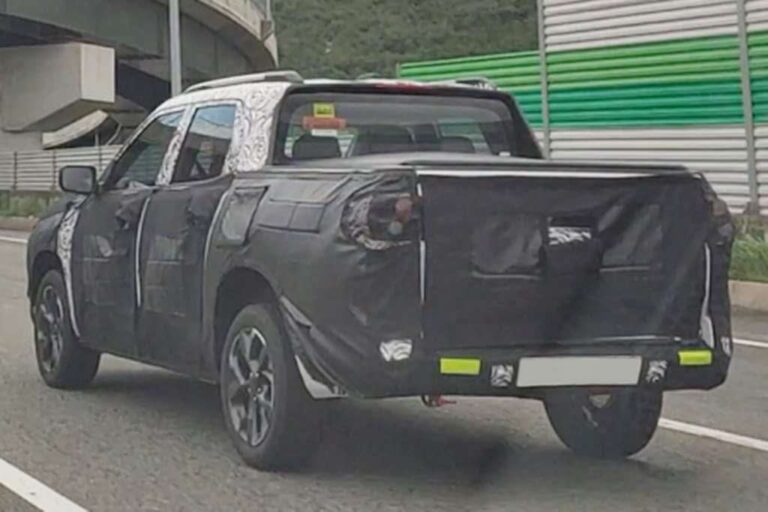 Nova Chevrolet Montana é flagrada em testes na Coreia