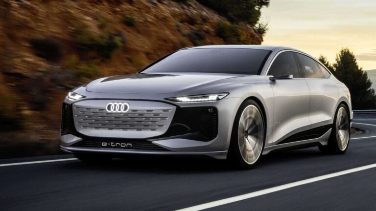 Audi revela A6 e-tron, um sedã elétrico com pinta de cupê