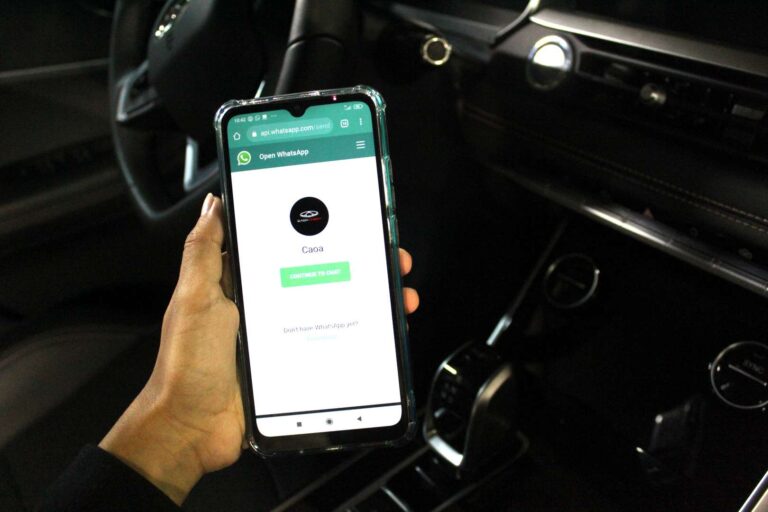 Caoa Chery cria novo canal de atendimento via WhatsApp