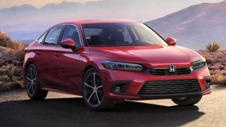 Honda revela primeira imagem oficial do novo Civic 2022
