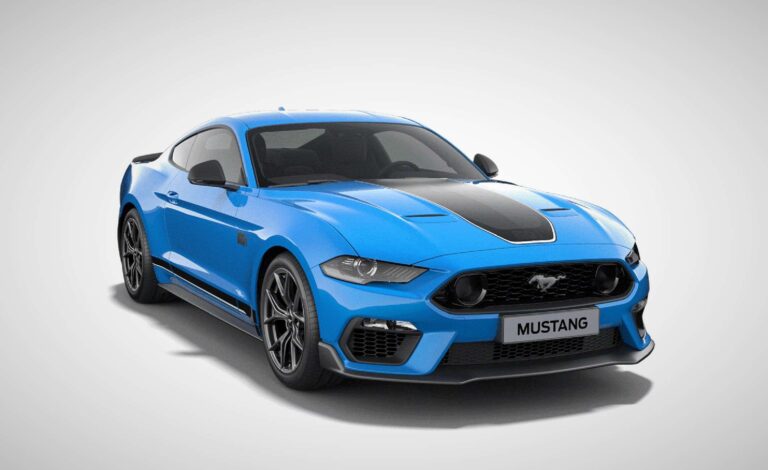 Mustang Mach 1 chega à linha 2022 com 5 novas cores