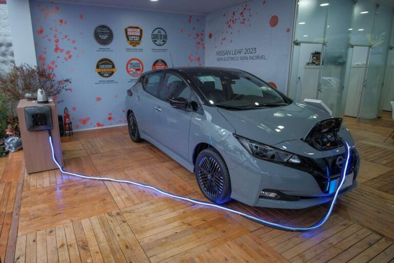 Nissan segue trabalhando em tecnologia de recarga bidirecional