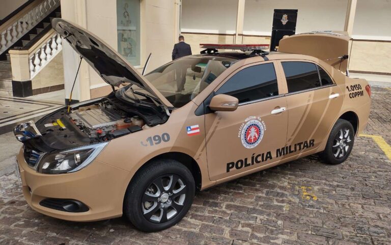 PM da Bahia fará teste de 90 dias com sedã elétrico chinês