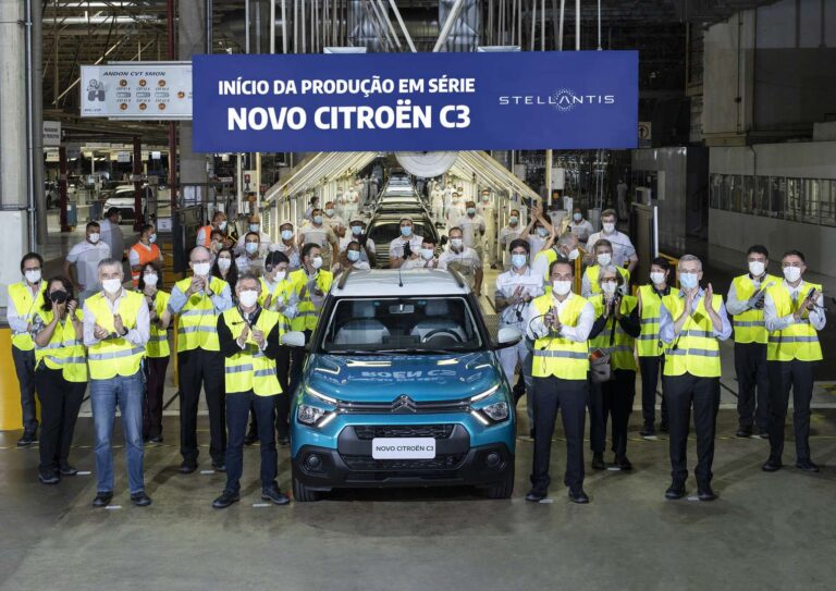 Novo Citroën C3 começa a ser produzido no Brasil