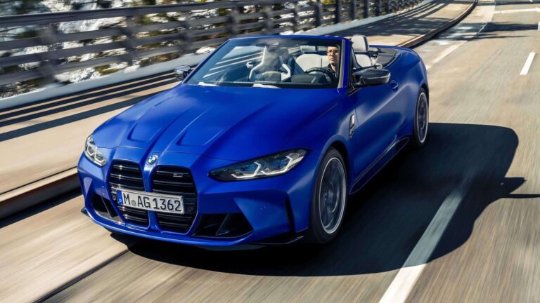 Novo BMW M4 conversível estreia com motor de 510 cv