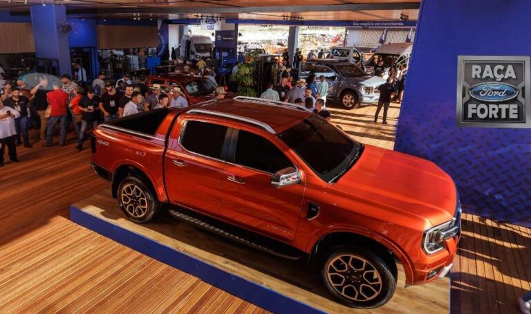 Nova Ford Ranger faz sua primeira aparição pública no País