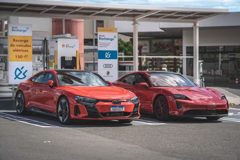 Postos Shell terão mais carregadores elétricos Audi e Porsche