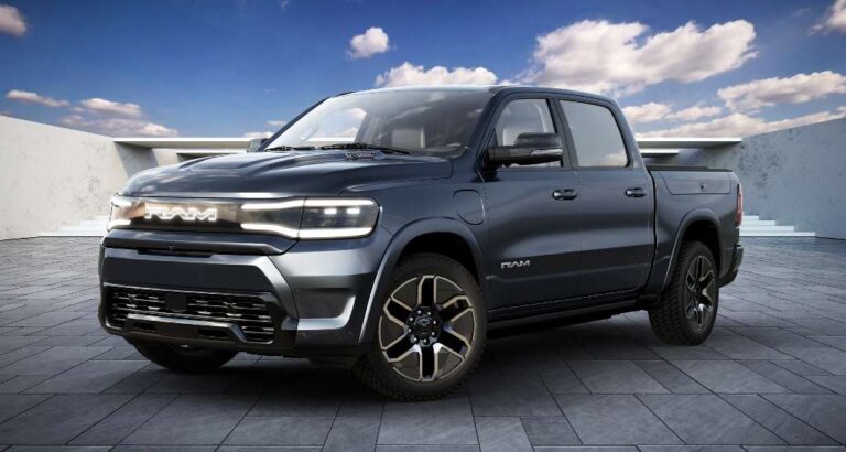 Ram 1500 REV, picape 100% elétrica, terá autonomia para 800 km