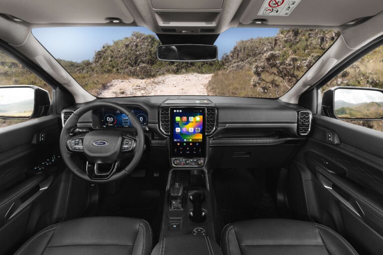 Painel do novo Ford Ranger será matador com duas telas de 12″