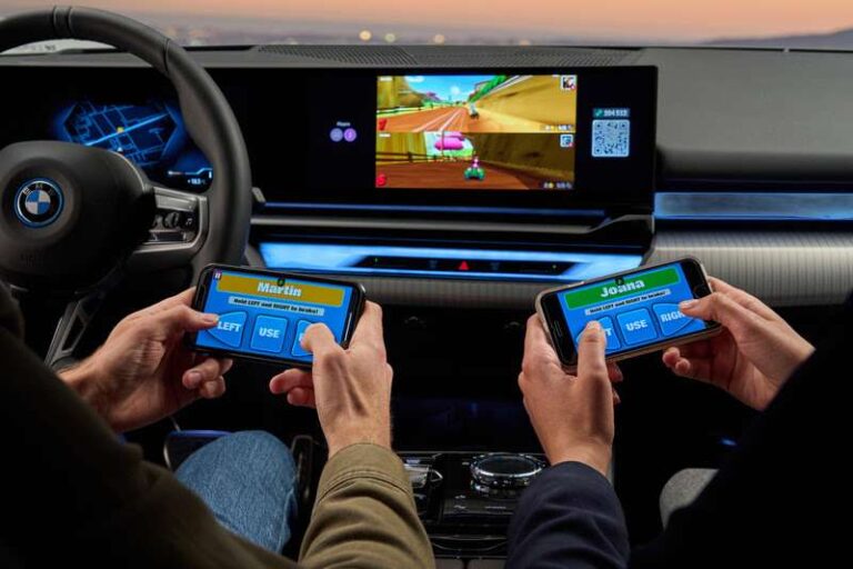 Novo BMW Série 5 permite jogar games na central multimídia