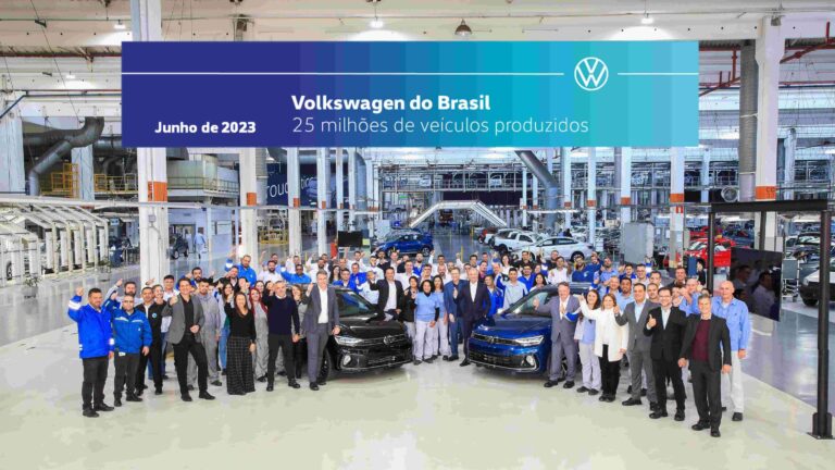 Volkswagen atinge marca de 25 milhões de veículos produzidos no País