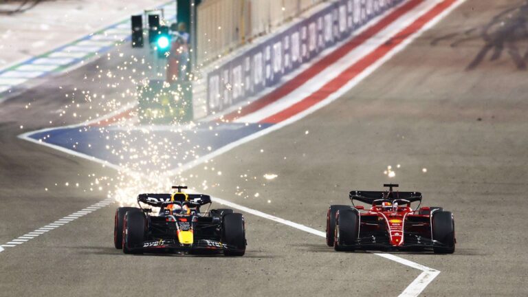 No ringue da F1, Leclerc vence 1º round contra Verstappen 