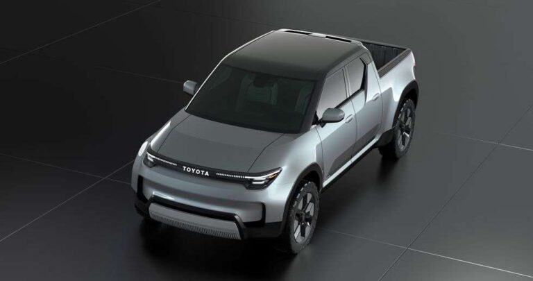 Toyota revela picape baseada no Fiat Toro, só que é elétrica