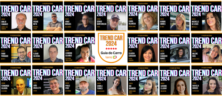 77 carros concorrem ao Prêmio Trend Car 2024 em 10 categorias
