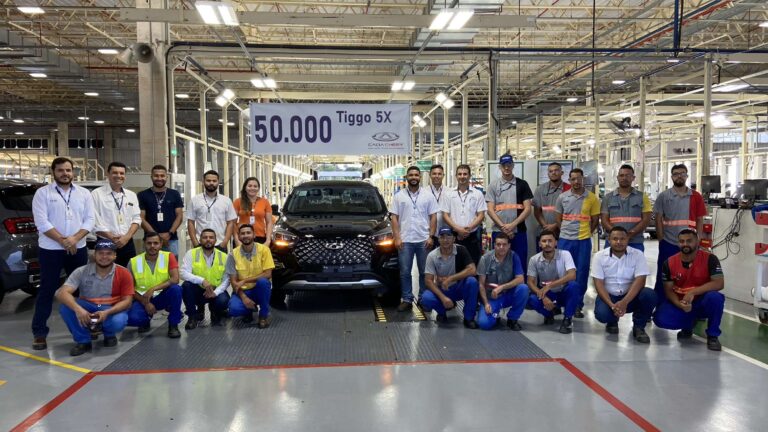 Tiggo 5x chega a 50 mil unidades produzidas pela Caoa Chery