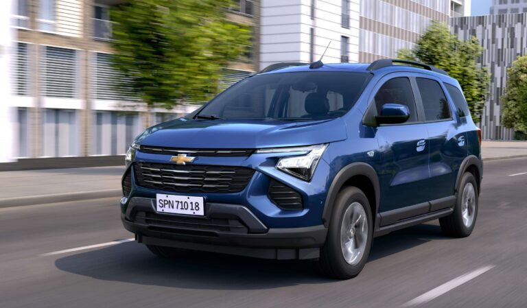 Novo Chevrolet Spin 2025 é revelado em imagens oficiais da GM
