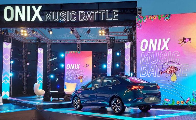 Chevrolet exibe Onix 2023 no festival Lollapalooza Brasil