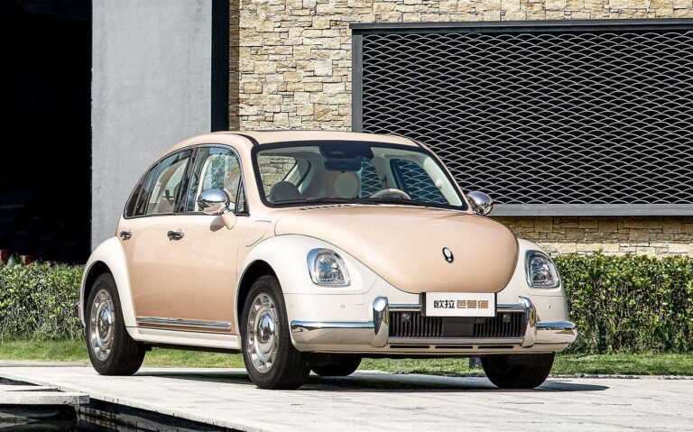 Fusca elétrico da GWM estreia na China com polêmica machista