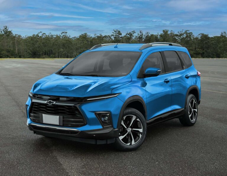 Novo Chevrolet Spin chega este ano com padrão do SUV Tracker