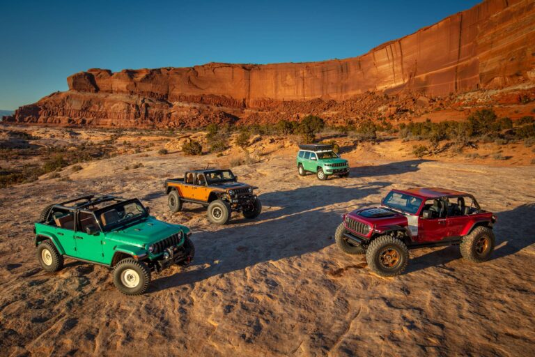 Jeep leva quatro carros-conceito para Safari no deserto