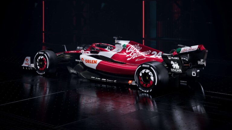 Alfa Romeo F1 revela seu carro de 2022 por inteiro