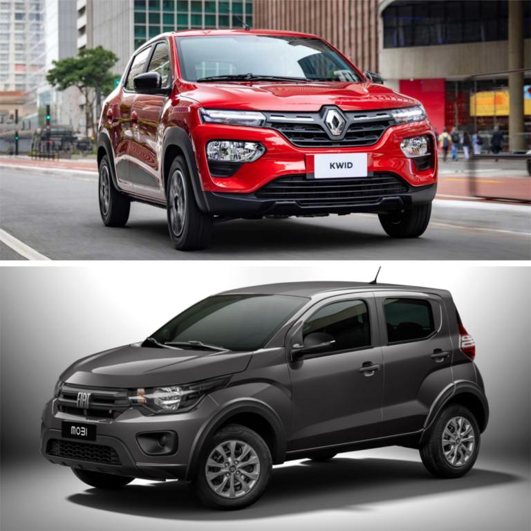 Renault Kwid bate Fiat Mobi em comparativo de 5 itens