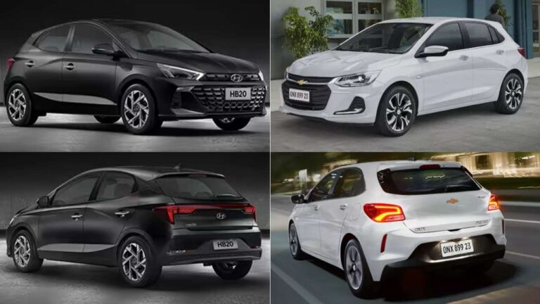 Hyundai HB20 se recupera e coloca pressão sobre o Chevrolet Onix