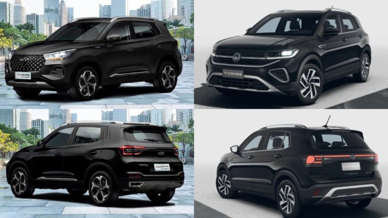Tiggo 5X de R$ 157.990 pode ser opção para T-Cross de R$ 180.690