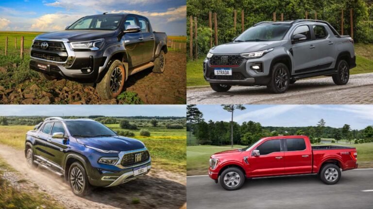 Picapes em julho: Strada, Hilux, Toro e F-150 lideram em suas categorias