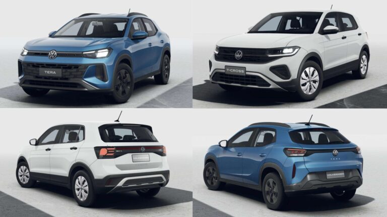 SUVs Volkswagen: Tera TSI de R$ 118.900 ou T-Cross Sense de R$ 120.000?