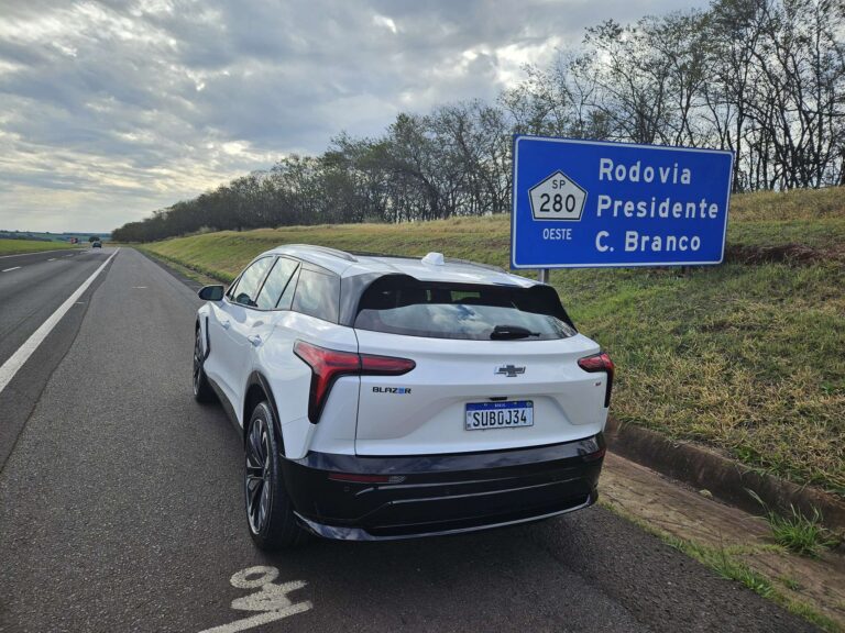 Viagem de carro elétrico: São Paulo a Maringá com o Chevrolet Blazer EV