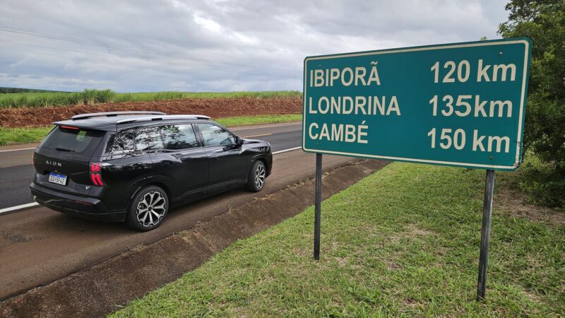 Avaliação: GAC Aion V faz 427 km reais e surpreende em viagem de 1.000 km