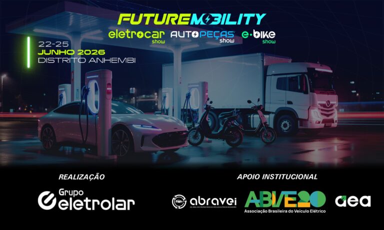 Future Mobility 2026 ganha apoio da ABVE e terá test-drive de elétricos