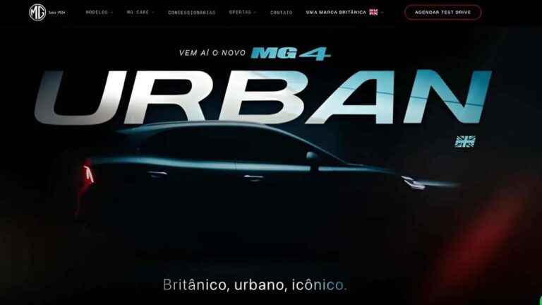 MG4 Urban: novo hatch elétrico já aparece no site da marca no Brasil