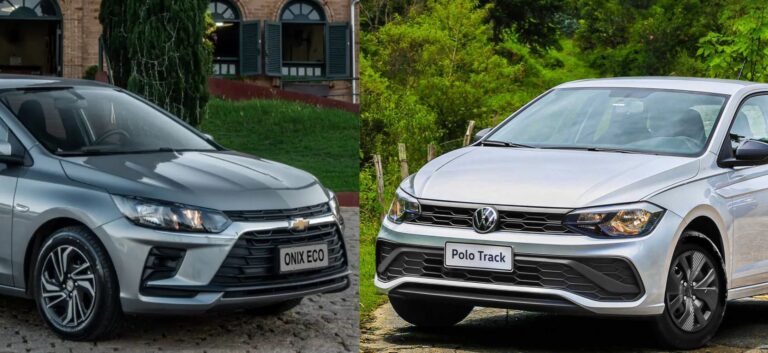 Onix Eco vs. Polo Track: qual hatch de entrada vale o seu dinheiro?