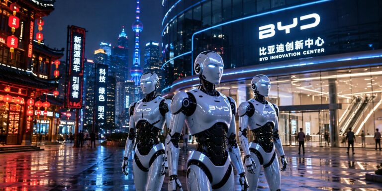 BYD confirma que vai fazer robô humanoide e aproxima carros da robótica