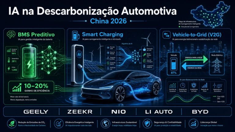 Inteligência Artificial é arma da Geely, BYD, Li Auto, Zeekr e NIO na China