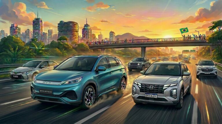 15 marcas mais vendidas de Junho: BYD no G4 e um fato chocante sobre a liderança da Fiat